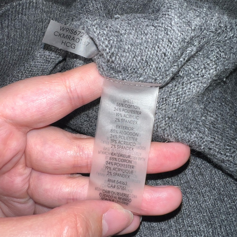 Calvin Klein Rhinestone Neck Sweater - Picture 7 of 12